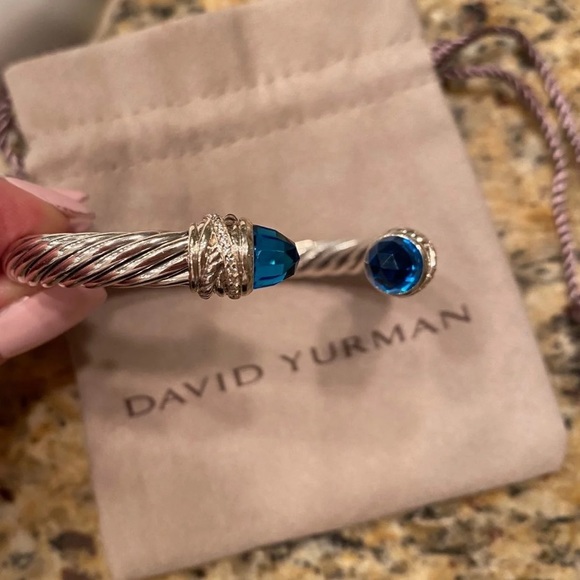 David Yurman Cable bracelet with diamonds - Picture 3 of 6